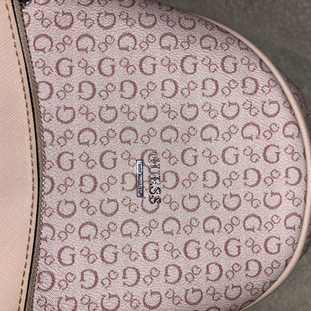 Guess Light Pink Patterned Mini Backpack - image 2